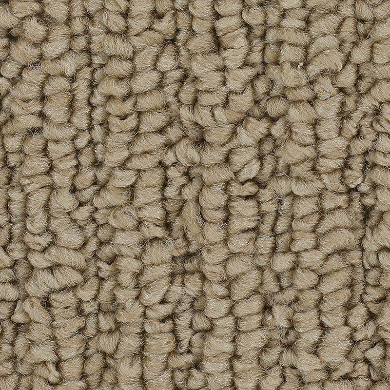 Casual Character 732 Natural 25 oz Polyester Everstrand Loop Indoor Carpet Flooring 12' Feet Wide (9 sf / yd)