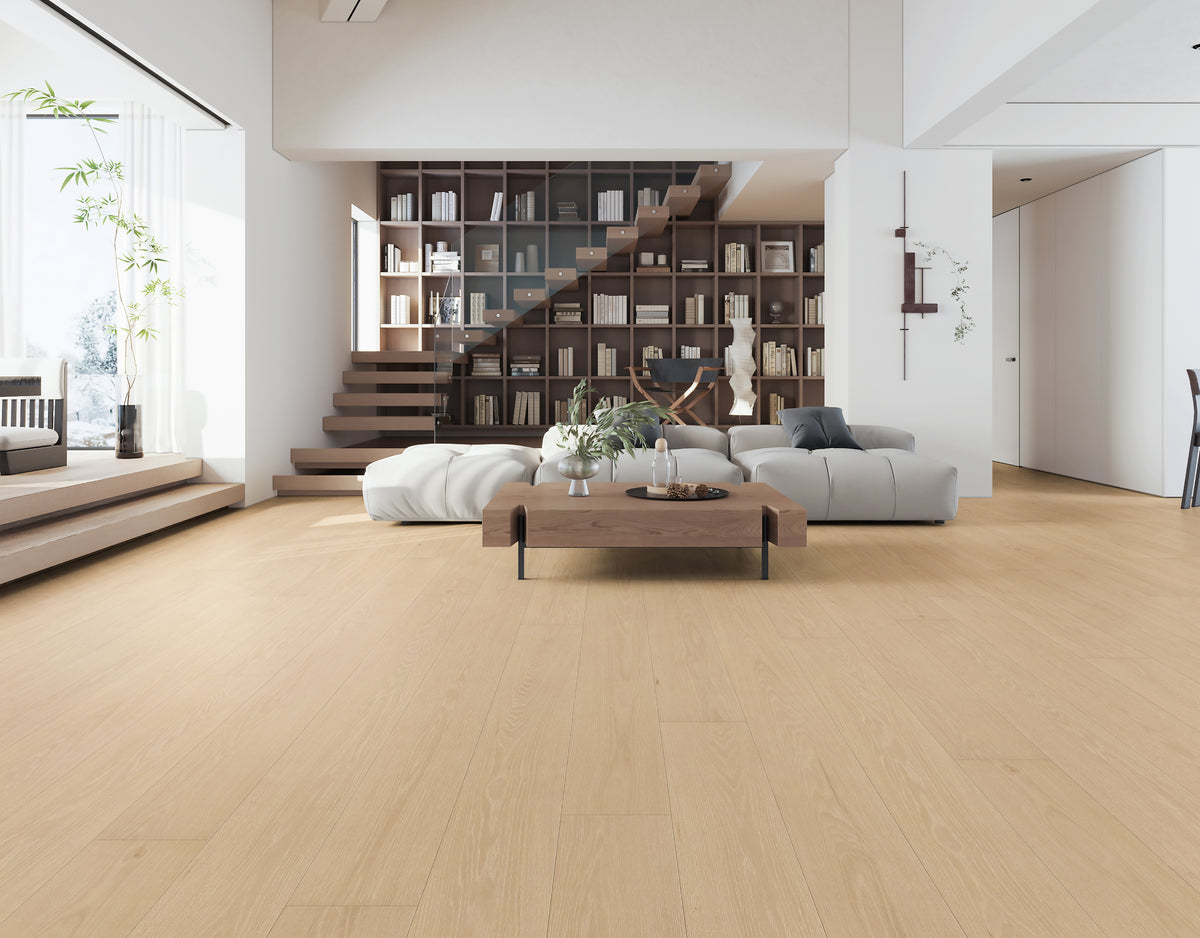 AR Series Oak AR-04 Gatsby 5/8" In T x 8.66" In W x Random Lengths 4mm T&G Engineered Hardwood Flooring (31.26 sf / box)