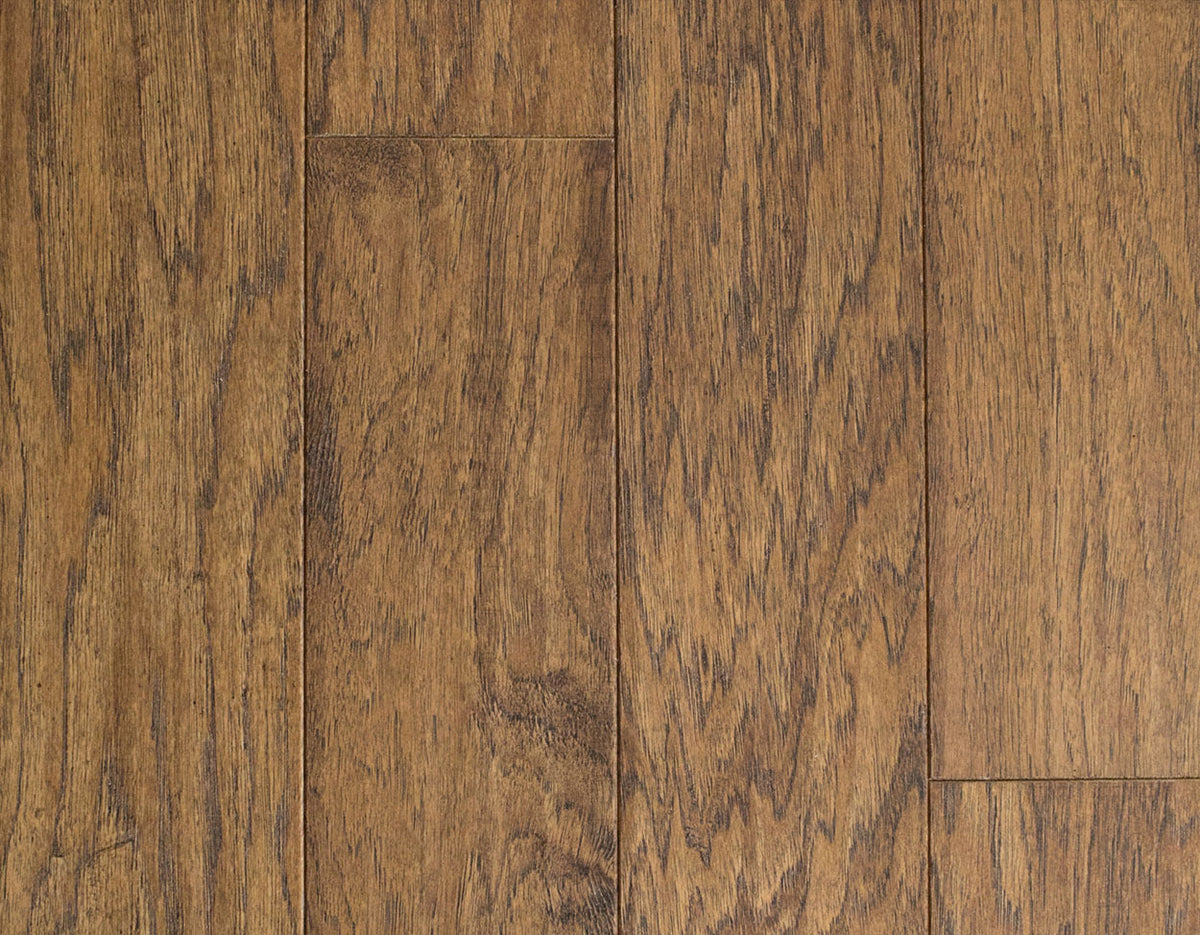 Aspen Grove 21061 Provincial Hickory 1/2 In. T x 5 In. W x Varying Lengths T & G Hand-Sculpted Engineered Hardwood Flooring. 27.5 sf / box