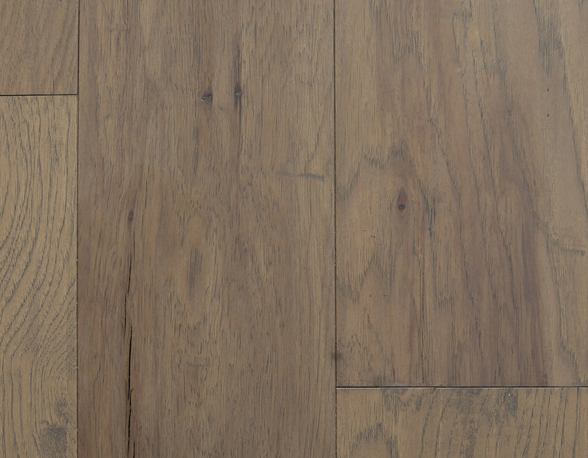 Aspen Grove 23583 Stone Hickory 1/2 In. T x 5 In. W x Varying Lengths T & G Hand-Sculpted Engineered Hardwood Flooring. 27.5 sf / box