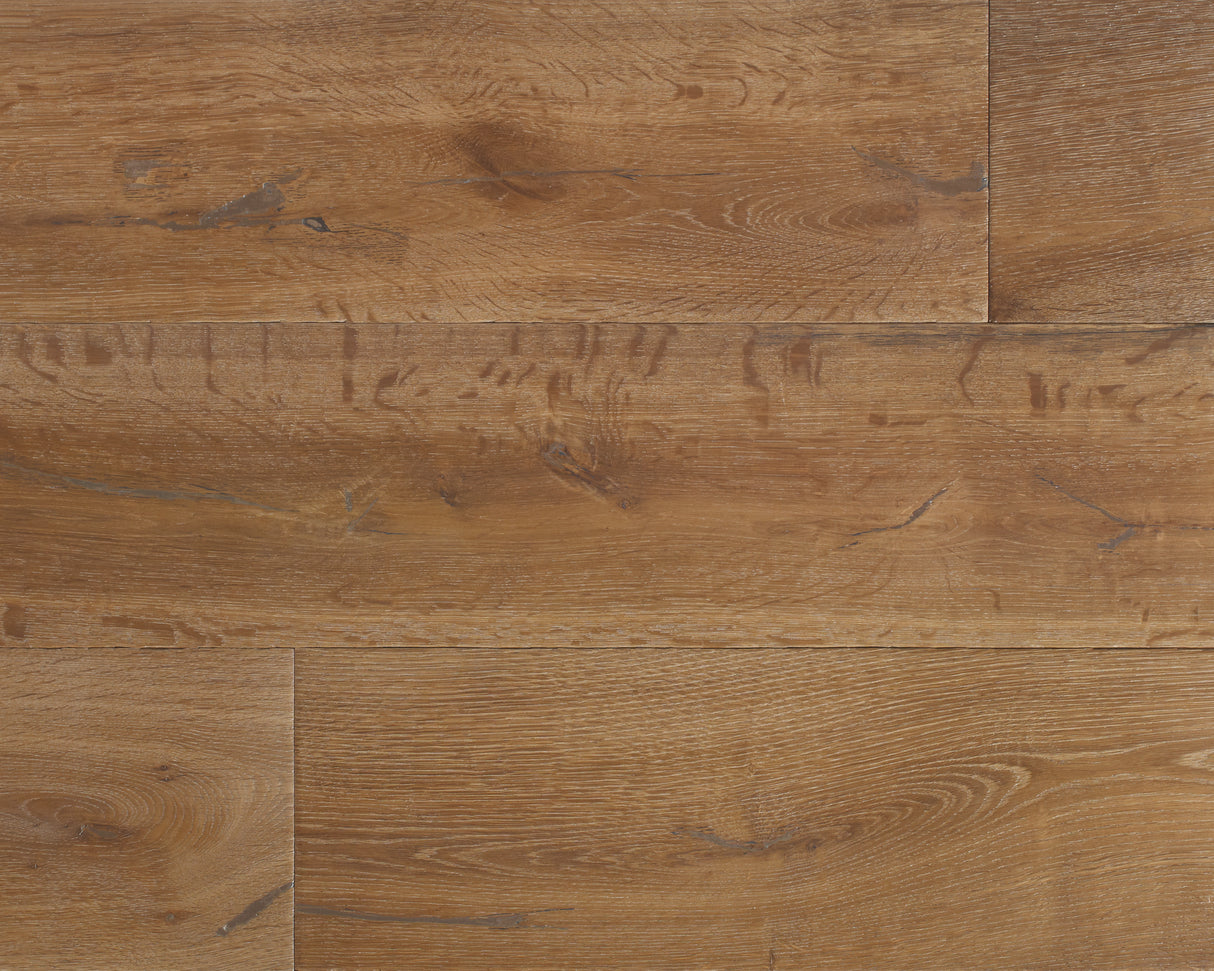 Mediterranean French Oak MCLV018LCF Levant 9/16" In T x 8" In W x Random Lengths 4mm T&G Engineered Hardwood Flooring (25.07 sf / box)