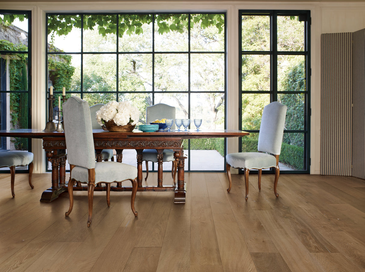 Mediterranean French Oak MCVN660LCF Vinaros 9/16" In T x 8" In W x Random Lengths 4mm T&G Engineered Hardwood Flooring (25.07 sf / box)