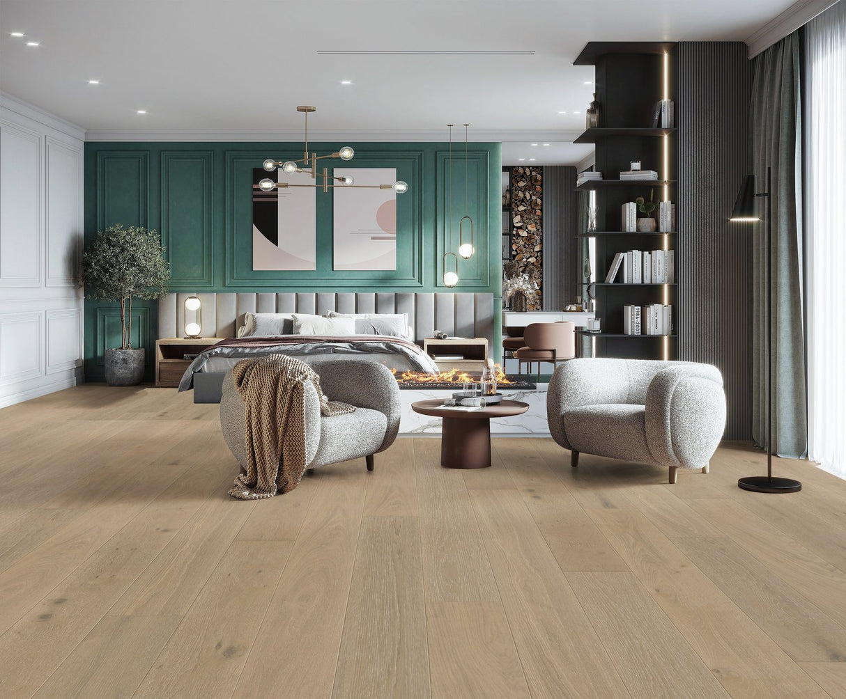 NS Series European Oak NS-04 Garibaldi 5/8" In T x 8.66" In W x Random Lengths 4mm T&G Engineered Hardwood Flooring (31.26 sf / box)