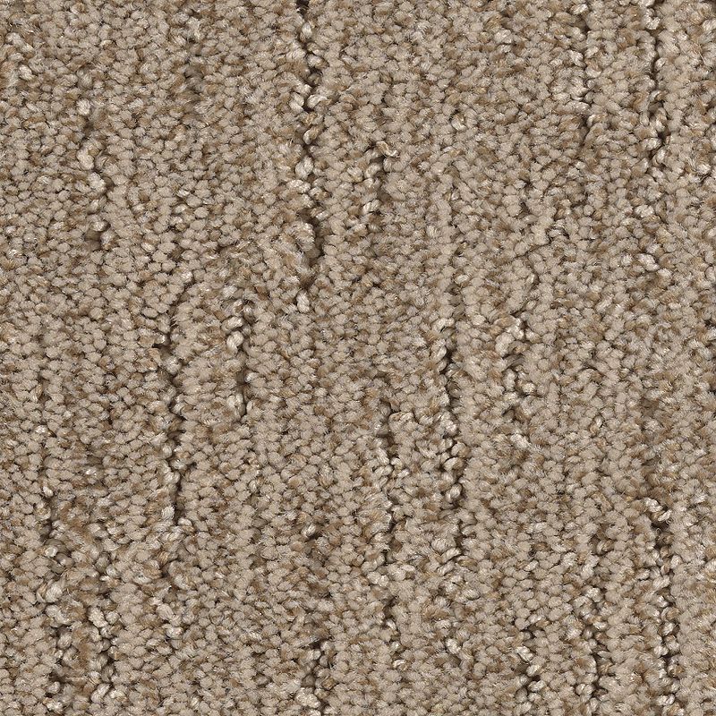 Sculptured Touch 748 Glazed Walnut 38 oz. Polyester Everstrand Pattern Indoor Carpet Flooring 12' Feet Wide (9 sf / yd)