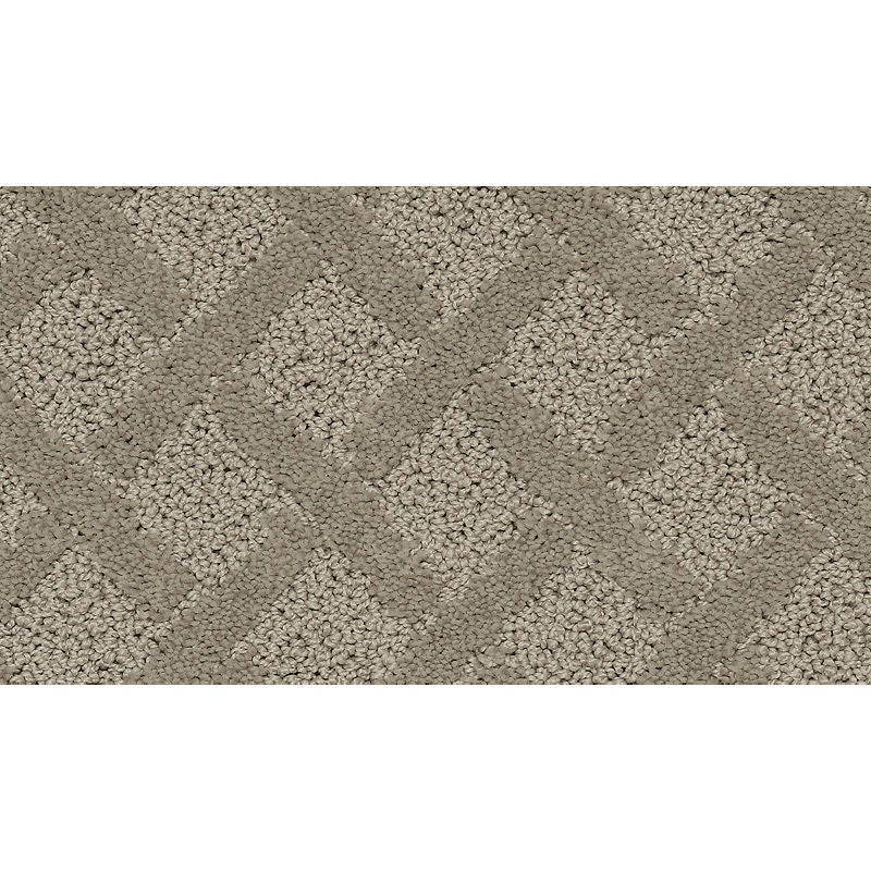 Sensational Charm 509 Noveaux Taupe 40 oz. Triexta Smartstrand Pattern Indoor Carpet Flooring 12' Feet Wide (9 sf / yd)