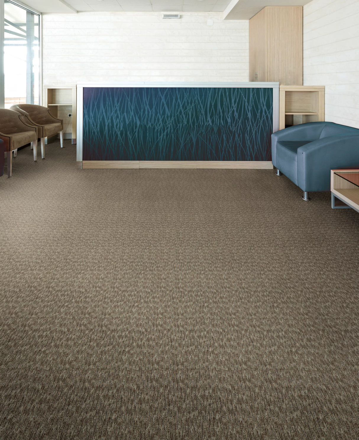 Surface Purpose 858 Enticing Texture 16 oz. Nylon ColorStrand ND Indoor Loop Broadloom Carpet Flooring 12' Feet Wide (9 sf / yd)