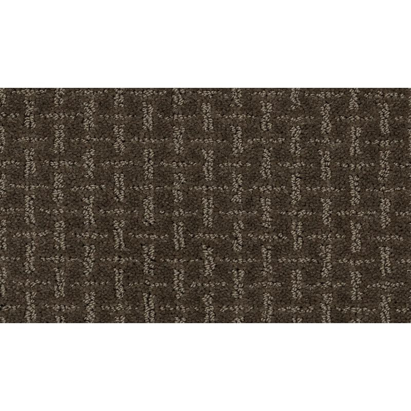 Timeless Form 865 Dark Chocolate 32 oz. Triexta Smartstrand Pattern Indoor Carpet Flooring 12' Feet Wide (9 sf / yd)