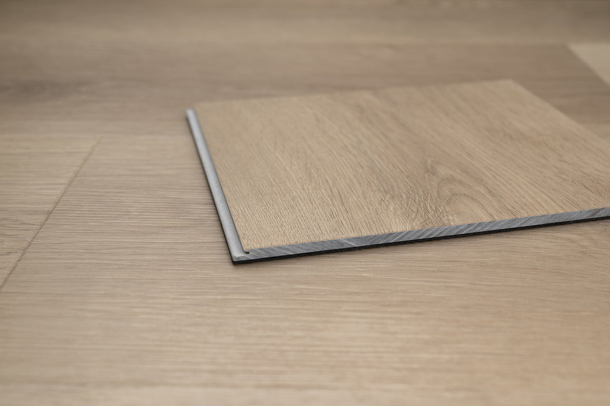 Eterra White Series GA655701 Alpaca 6.5 mm T x 7.02" In W x 48" In L 20 Mil SPC Click-Lock Waterproof Vinyl Plank Flooring (19.23 sf / box)