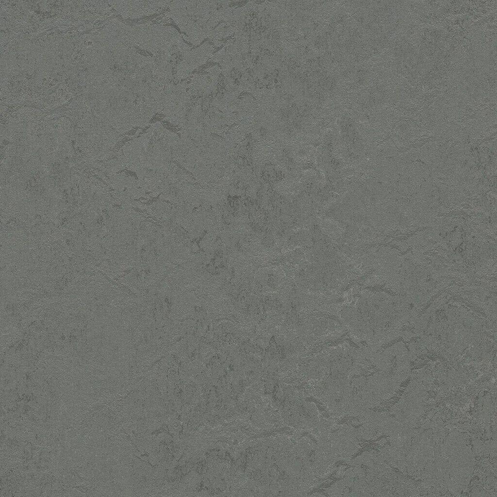 Marmoleum Modular t3745-20x20 Cornish Grey 2.5 mm T x 19.69" In W x 19.69" In L Homogeneous Eco-Friendly Linoleum Tile Flooring (53.81 sf / box)