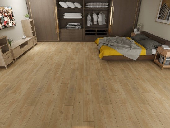 A Series A-06 Early Spring 8 mm T x 9.06" In W x 60.18" In L 20 Mil SPC Click-Lock Waterproof Vinyl Plank Flooring (22.72 sf / box)