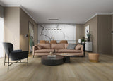 B Series B-09 New York Coffee 6 mm T x 9.06" In W x 48.03" In L 20 Mil SPC Click-Lock Waterproof Vinyl Plank Flooring (24.16 sf / box)