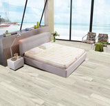 B Series B-12 Modern Silver 6 mm T x 9.06" In W x 48.03" In L 20 Mil SPC Click-Lock Waterproof Vinyl Plank Flooring (24.16 sf / box)