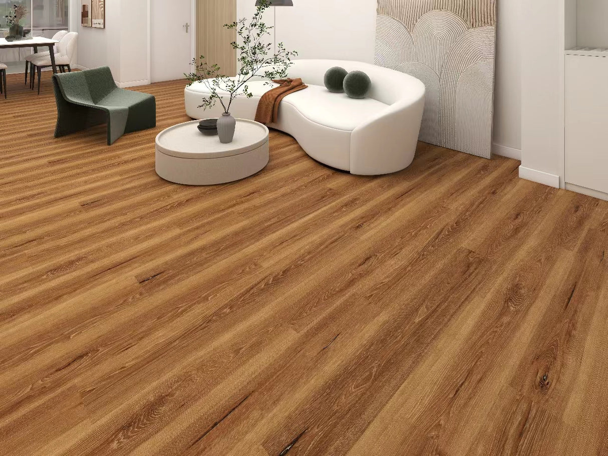 B Series B-13 Late Autumn 6 mm T x 9.06" In W x 48.03" In L 20 Mil SPC Click-Lock Waterproof Vinyl Plank Flooring (24.16 sf / box)
