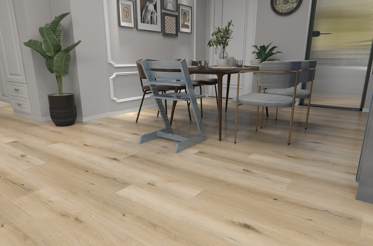 B Series B-16 Early Autumn 6 mm T x 9.06" In W x 48.03" In L 20 Mil SPC Click-Lock Waterproof Vinyl Plank Flooring (24.16 sf / box)