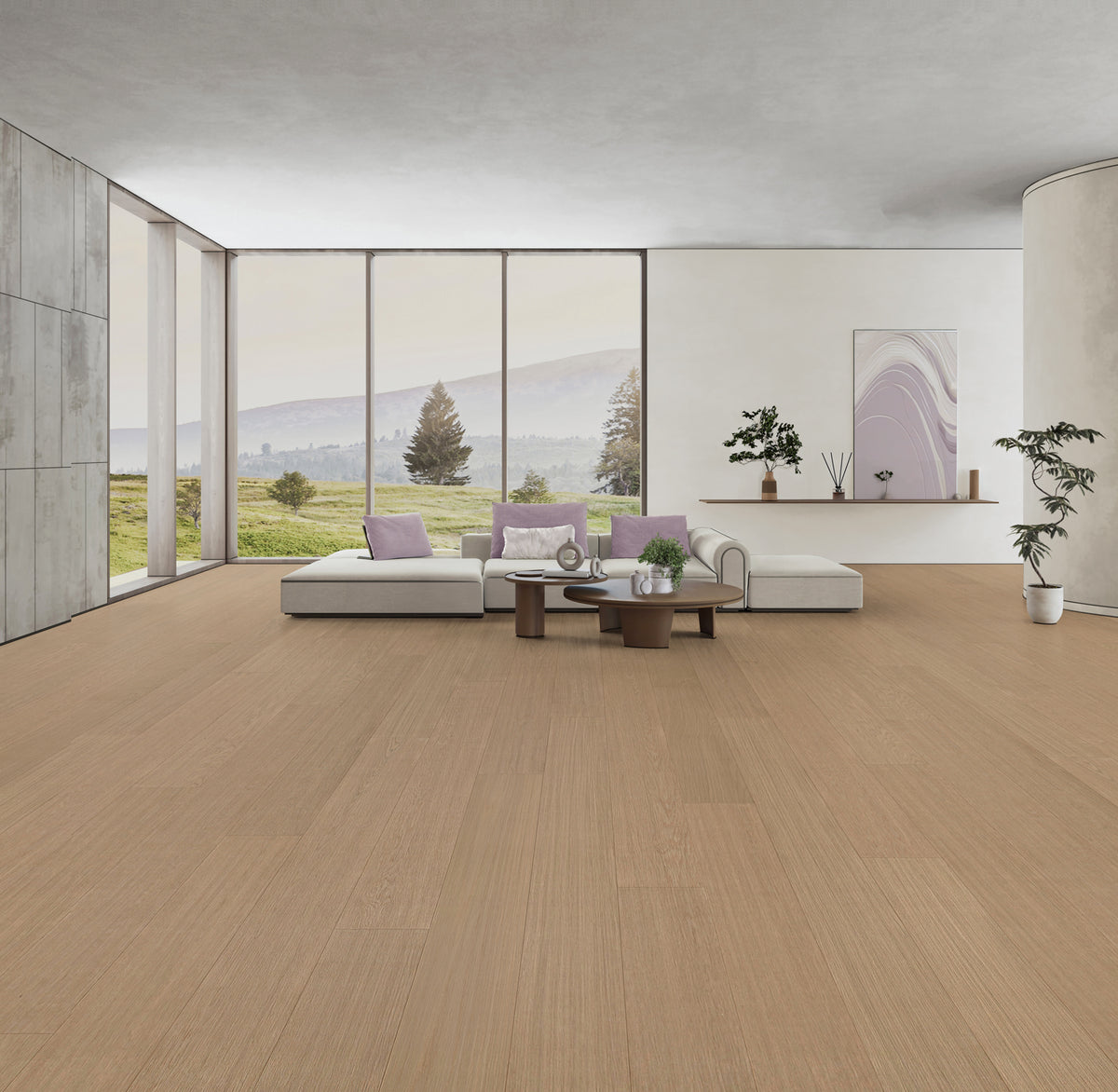 Nearwood Black Collection GA152407 Selene 15.5 mm T x 9.05" In W x 74.8" In L  HDF Click-Lock Waterproof Laminate Plank Flooring (28.22 sf / box)