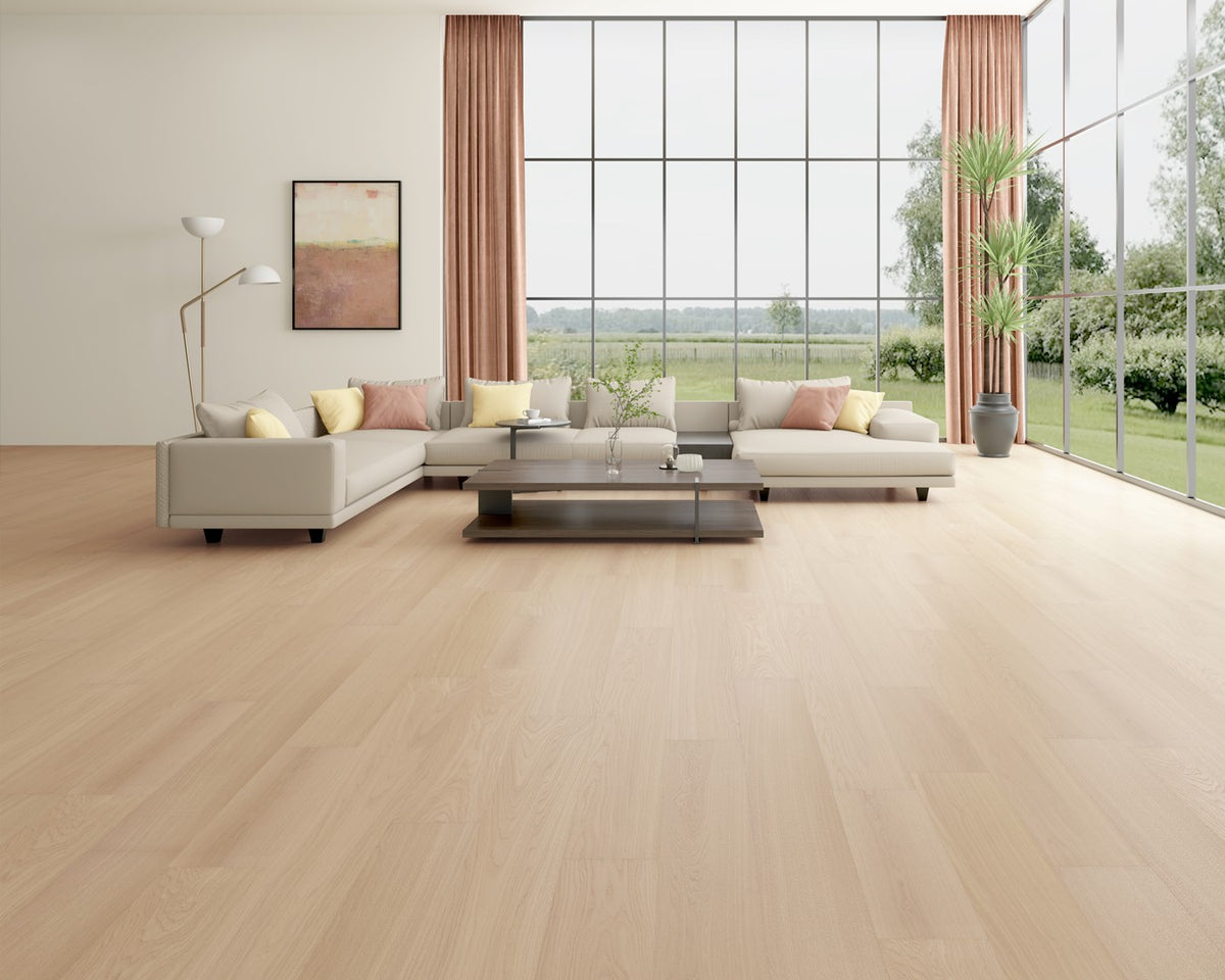 Nearwood Black Collection GA152411 Clara 15.5 mm T x 9.05" In W x 74.8" In L  HDF Click-Lock Waterproof Laminate Plank Flooring (28.22 sf / box)
