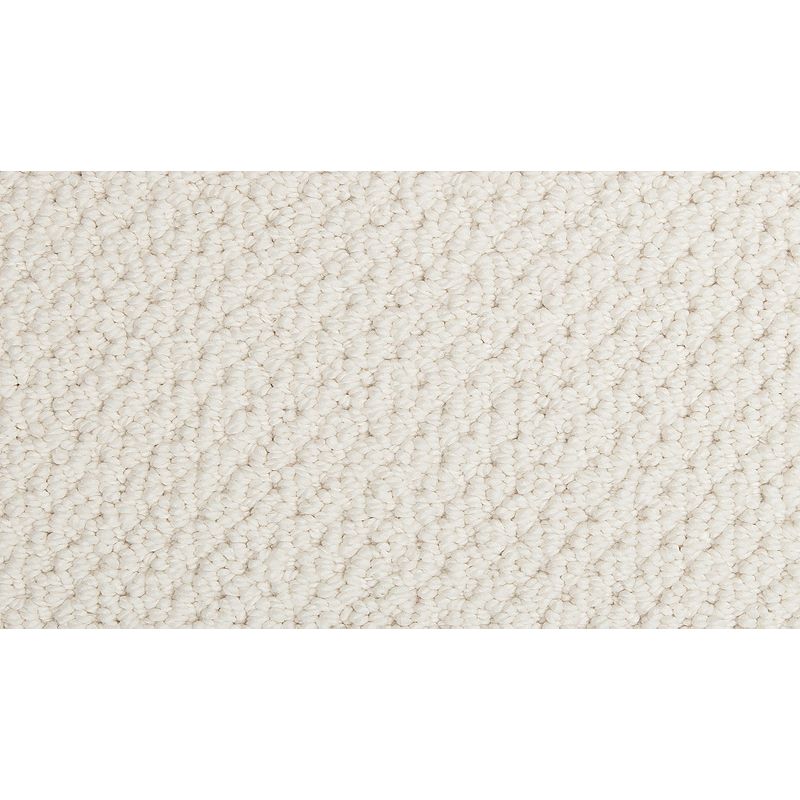 Casual Elegance 701 White Dove 40 oz Triexta Smartstrand Loop Indoor Carpet Flooring 12' Feet Wide (9 sf / yd)