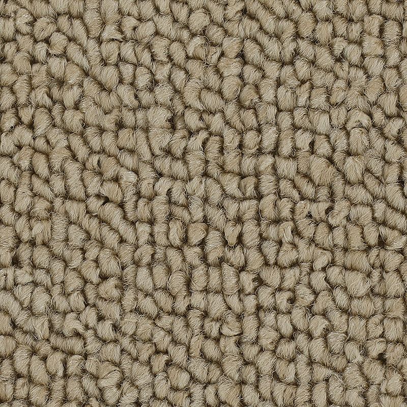 Chic Comfort 732 Natural 25 oz. Polyester Everstrand Loop Indoor Carpet Flooring 12' Feet Wide (9 sf / yd)