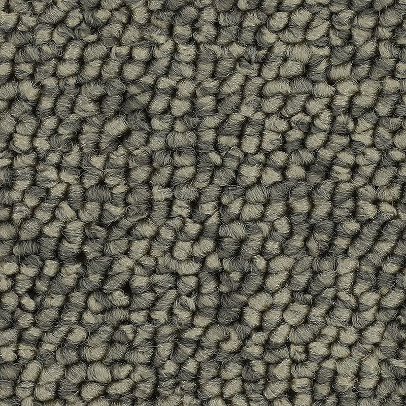 Chic Comfort 965 Ice Grey 25 oz. Polyester Everstrand Loop Indoor Carpet Flooring 12' Feet Wide (9 sf / yd)