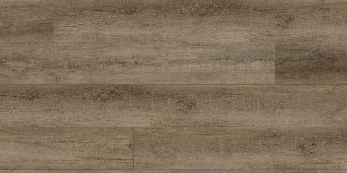 Conquest CON2013PAD Fortress 8 mm T x 9" In W x 72" In L 20 Mil SPC Click-Lock Waterproof Vinyl Plank Flooring (17.67 sf / box)