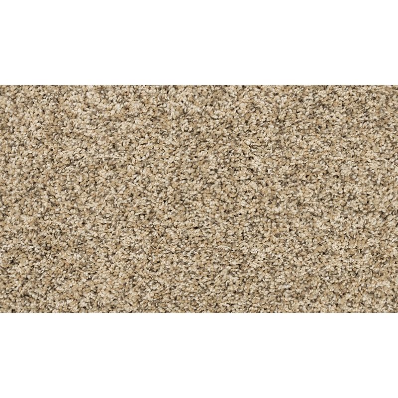 Diffurent Choice III 809 Bisque 58 oz. Polyester Everstrand Texture Indoor Carpet Flooring 12' Feet Wide (9 sf / yd)