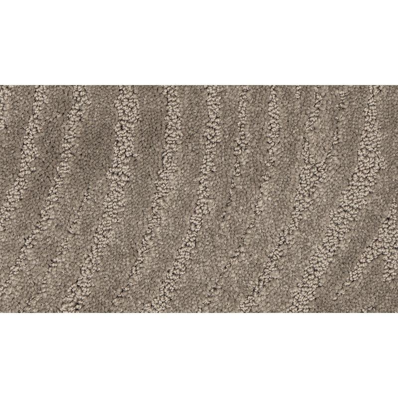Distinct Flair 509 Poised Taupe 38 oz. Triexta Smartstrand Pattern Indoor Carpet Flooring 12' Feet Wide (9 sf / yd)
