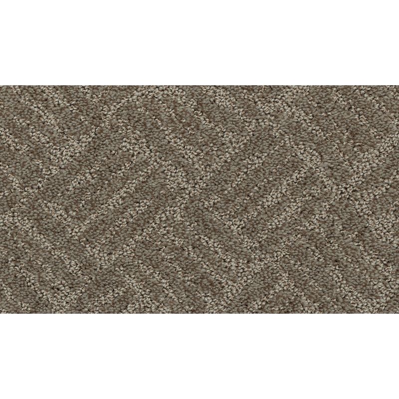 Impressive Edge 516 Driftwood 40 oz. Triexta Smartstrand Pattern Indoor Carpet Flooring 12' Feet Wide (9 sf / yd)