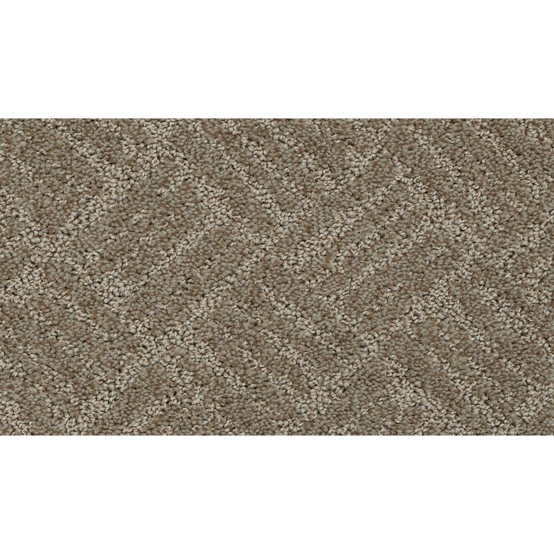 Impressive Edge 518 Crumb Cookie 40 oz. Triexta Smartstrand Pattern Indoor Carpet Flooring 12' Feet Wide (9 sf / yd)
