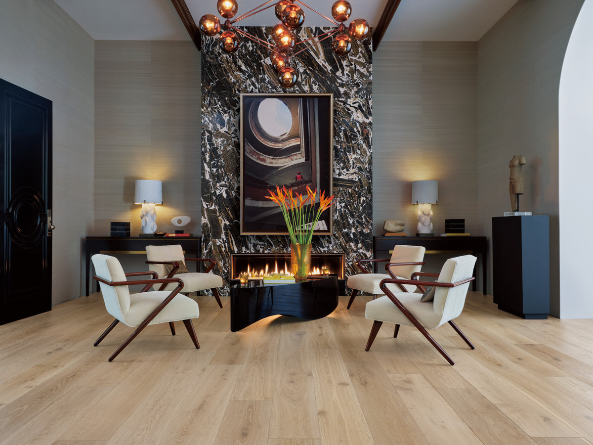 Louvre French Oak LCKL874 Miro 5/8" In T x 9.4" In W x Random Lengths 4mm T&G Engineered Hardwood Flooring (34.10 sf / box)