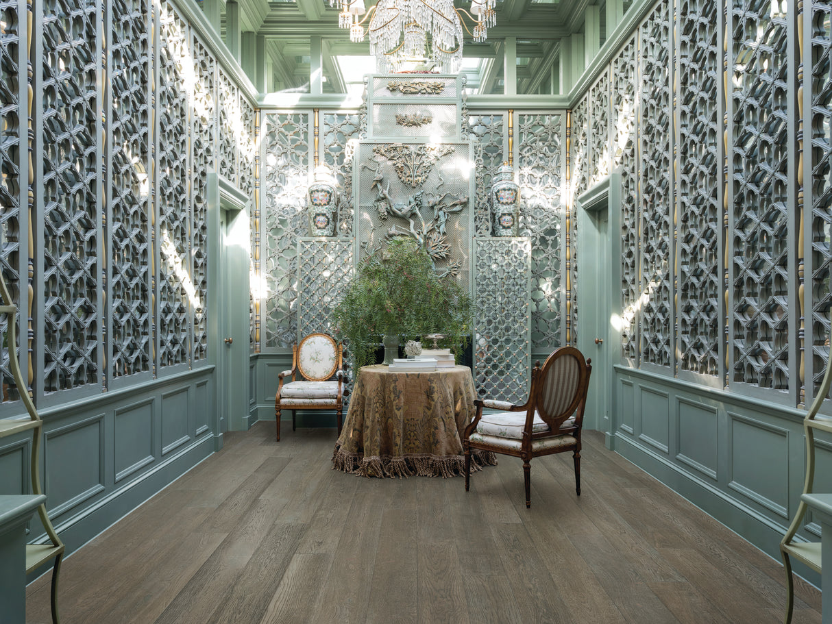 Mediterranean French Oak MCGB494LCF Gibraltar 9/16" In T x 8" In W x Random Lengths 4mm T&G Engineered Hardwood Flooring (25.07 sf / box)