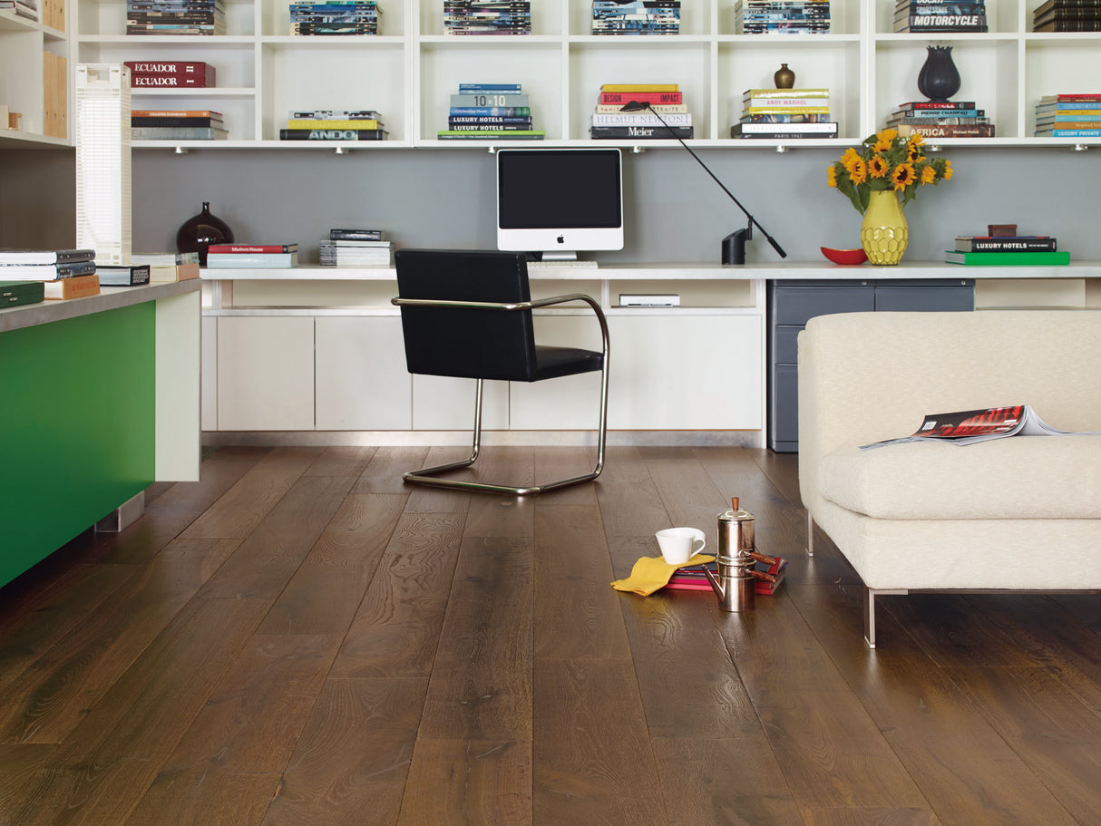 Mediterranean French Oak MCYP487LCF Calypso 9/16" In T x 8" In W x Random Lengths 4mm T&G Engineered Hardwood Flooring (25.07 sf / box)