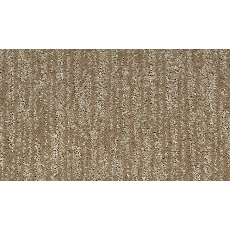 Natural Detail 518 Hearth Beige 46 oz. Triexta Smartstrand Silk Pattern Indoor Carpet Flooring 12' Feet Wide (9 sf / yd)