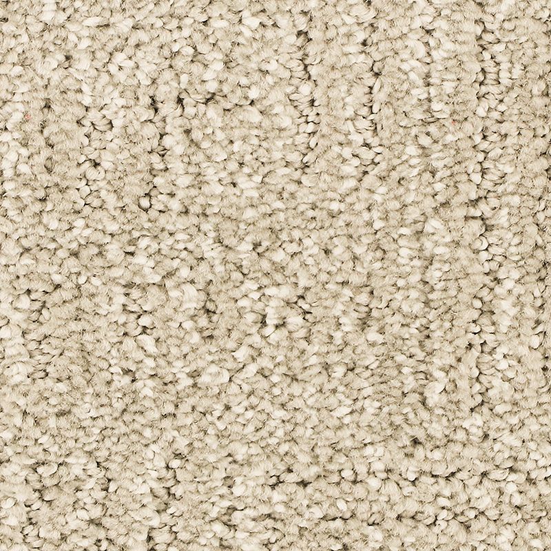 Natural Texture 728 Ivory Cream 46 oz. Triexta Smartstrand Silk Pattern Indoor Carpet Flooring 12' Feet Wide (9 sf / yd)