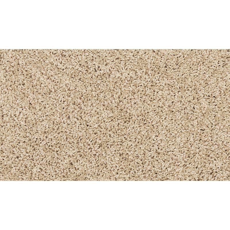 Raise The Woof II 737 Sandy Beach 53 oz. Polyester Everstrand Texture Indoor Carpet Flooring 12' Feet Wide (9 sf / yd)