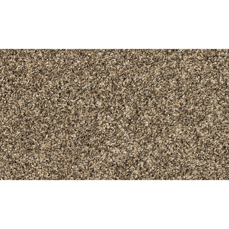 Raise The Woof II 847 Cracked Wheat 53 oz. Polyester Everstrand Texture Indoor Carpet Flooring 12' Feet Wide (9 sf / yd)