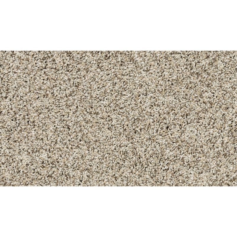 Raise The Woof II 948 Oyster 53 oz. Polyester Everstrand Texture Indoor Carpet Flooring 12' Feet Wide (9 sf / yd)