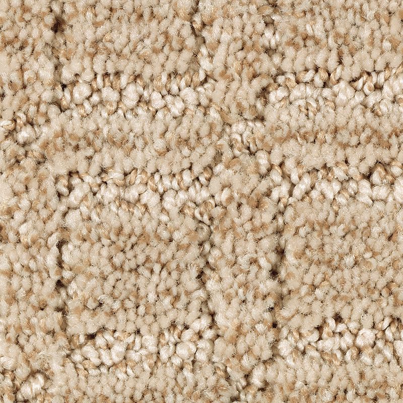 Refined Interest 727 Honey Butter 38 oz. Polyester Everstrand Pattern Indoor Carpet Flooring 12' Feet Wide (9 sf / yd)