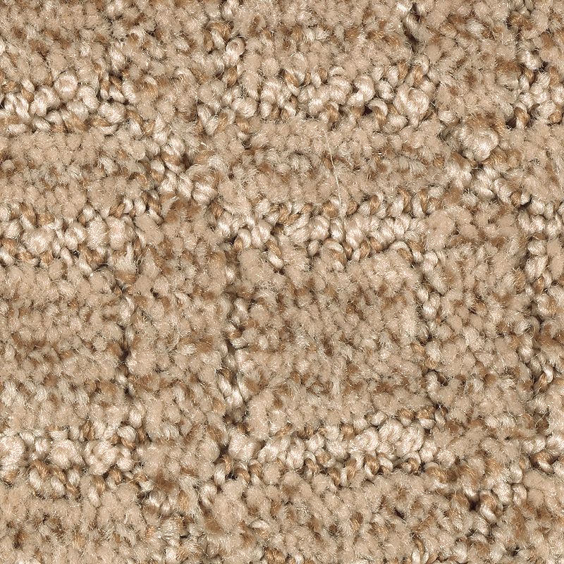 Refined Interest 752 Pecan Delight 38 oz. Polyester Everstrand Pattern Indoor Carpet Flooring 12' Feet Wide (9 sf / yd)