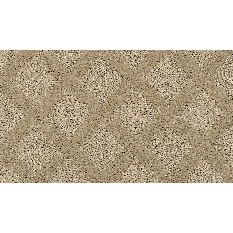 Sensational Charm 512 Champagne 40 oz. Triexta Smartstrand Pattern Indoor Carpet Flooring 12' Feet Wide (9 sf / yd)