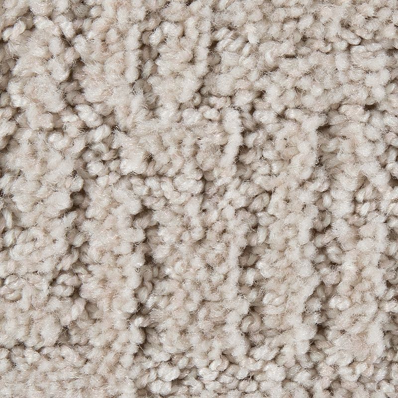 Stylish Edge 721 Creamer 25 oz. Polyester Everstrand Pattern Indoor Carpet Flooring 12' Feet Wide (9 sf / yd)