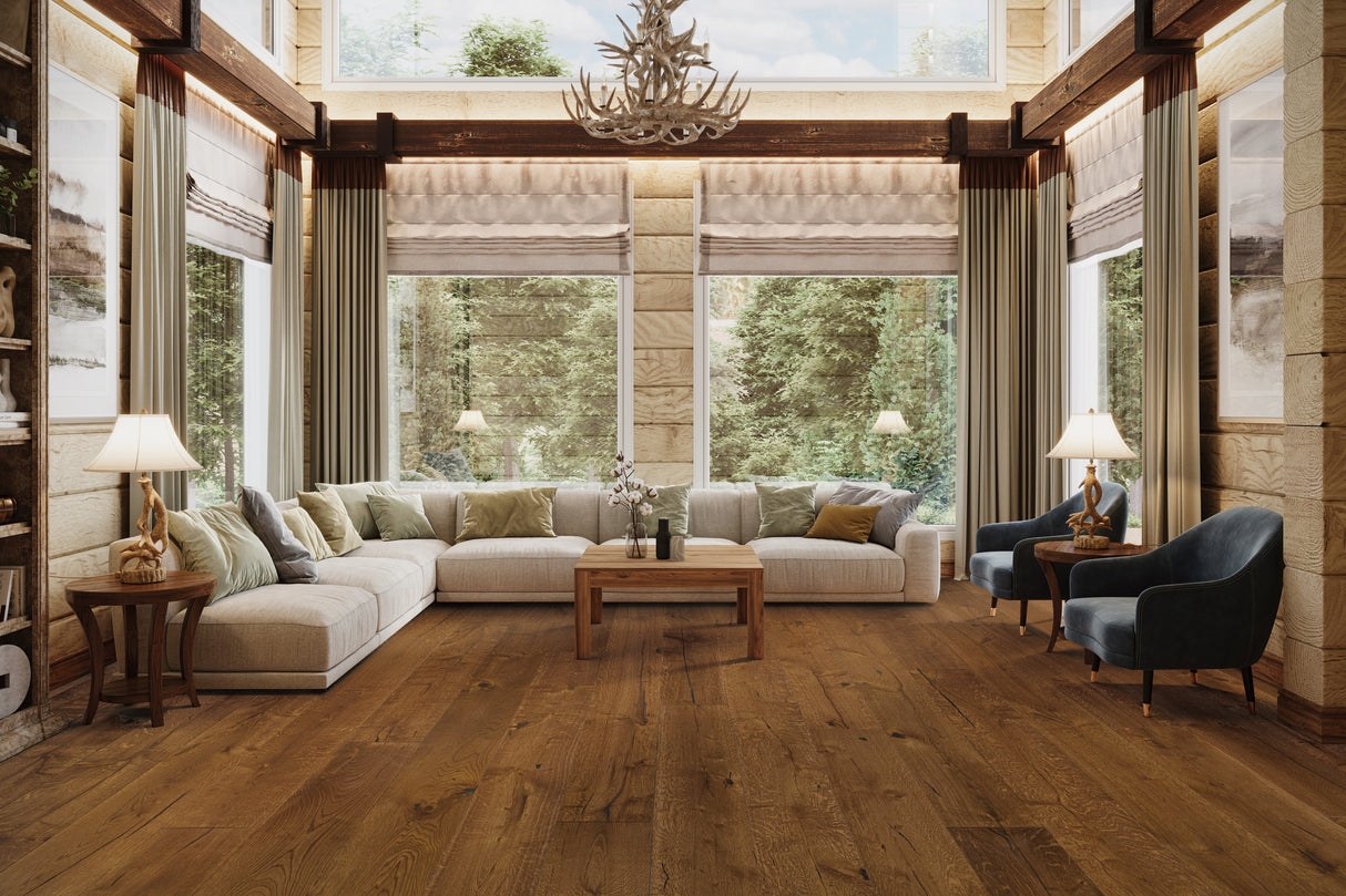 Taverne French Oak TAMO8236 Paniolo 9/16" In T x 8" In W x Random Lengths 4mm T&G Engineered Hardwood Flooring (25.07 sf / box)