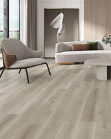 Eterra White Series GA655701 Alpaca 6.5 mm T x 7.02" In W x 48" In L 20 Mil SPC Click-Lock Waterproof Vinyl Plank Flooring (19.23 sf / box)